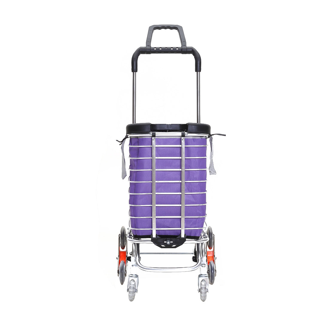 Foldable Shopping Cart Trolley Basket