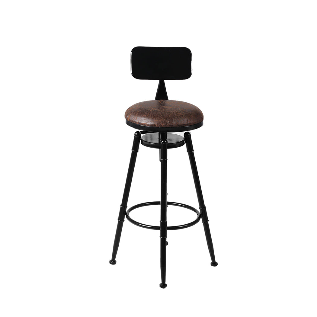 Levede 1x Industrial Bar Stools Kitchen