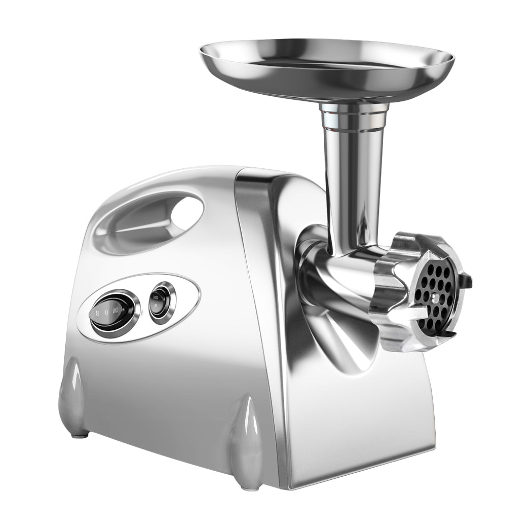 800W Electric Meat Grinder Mincer Sausage Silver