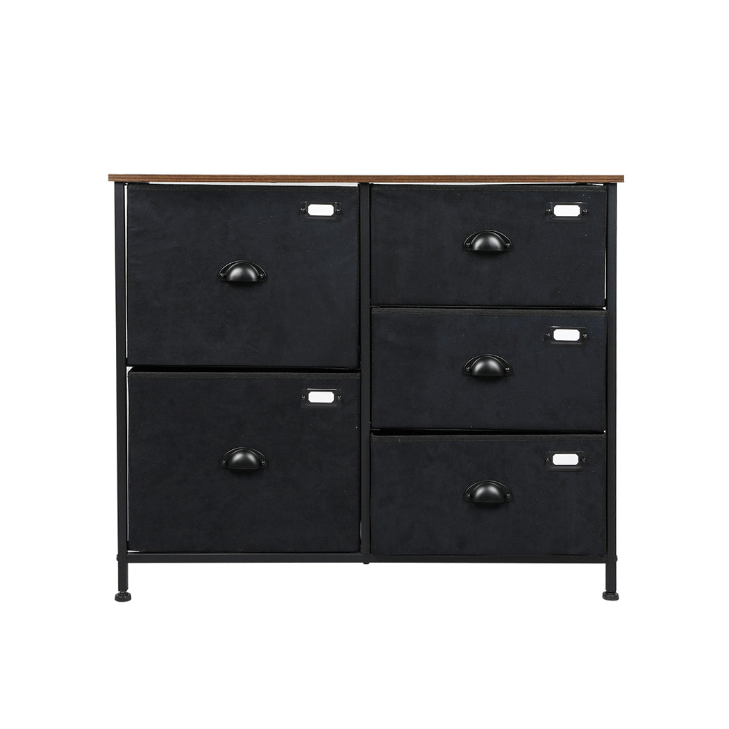Levede Chest of 5 Drawers Storage Cabinet