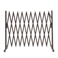 Garden Security Fence Gate Gate Metal Brown