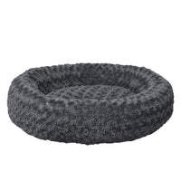 PaWz Calming Dog Bed Warm Soft Plush M Dark Grey Medium