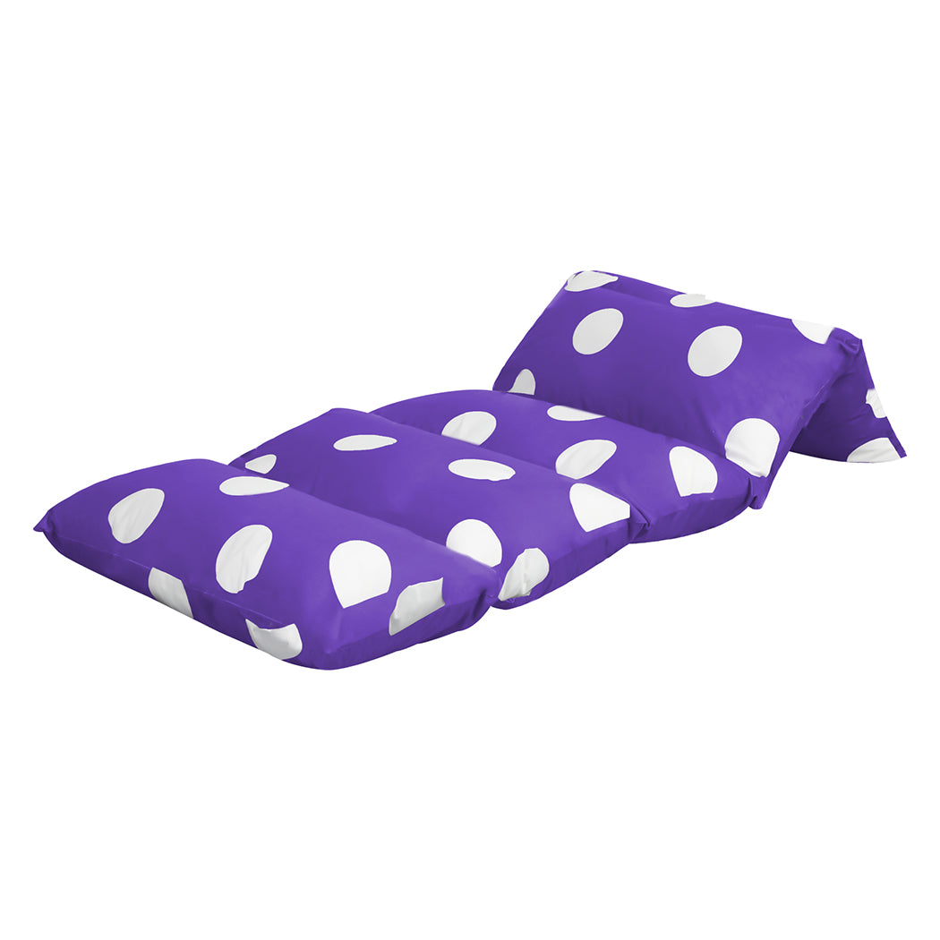 Dreamz Foldable Mattress Kids Pillow Purple Large