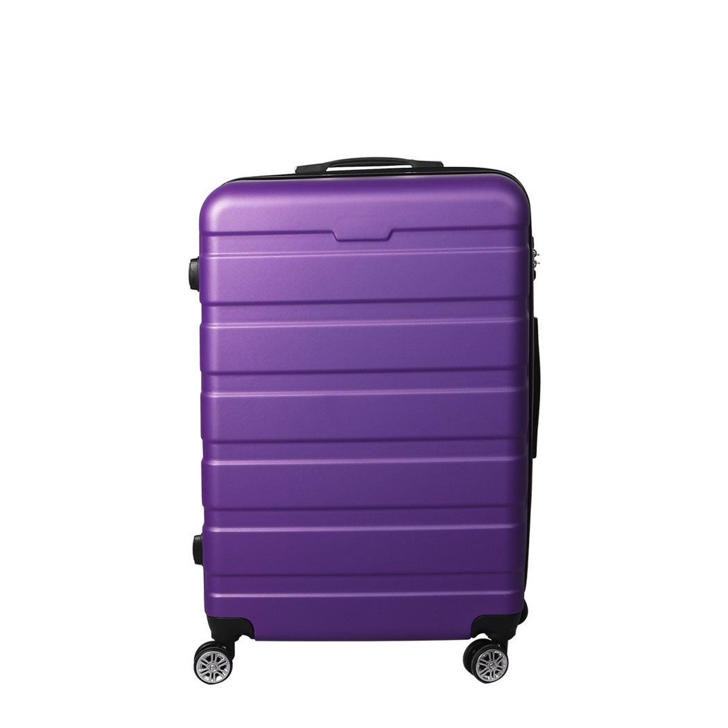 Slimbridge 24" Luggage Case Suitcase Purple 24 inch