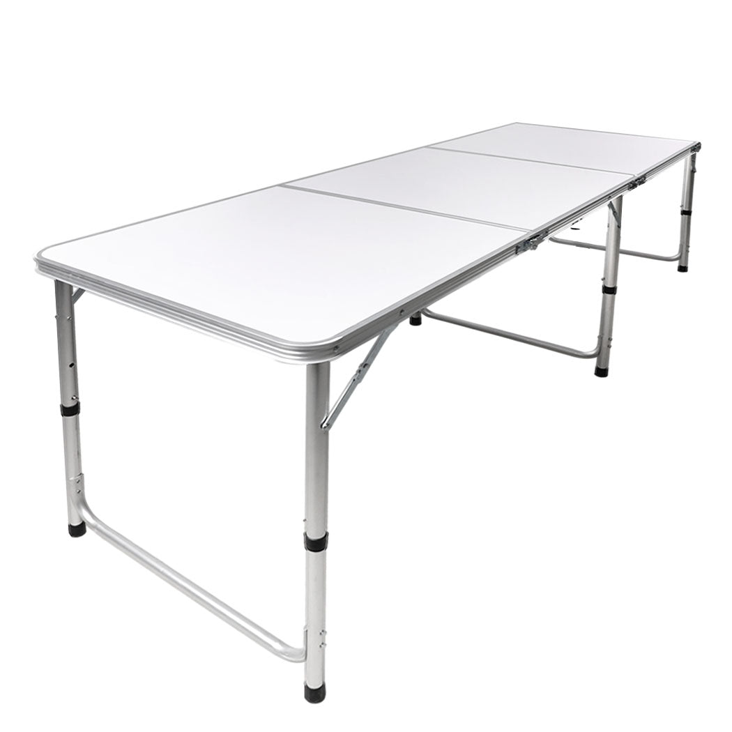 Levede Folding Camping Table Aluminium Silver