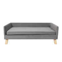 PaWz Pet Sofa Bed Dog Warm Soft Lounge Grey