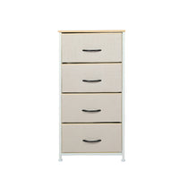 Levede Storage Cabinet Tower Chest Beige