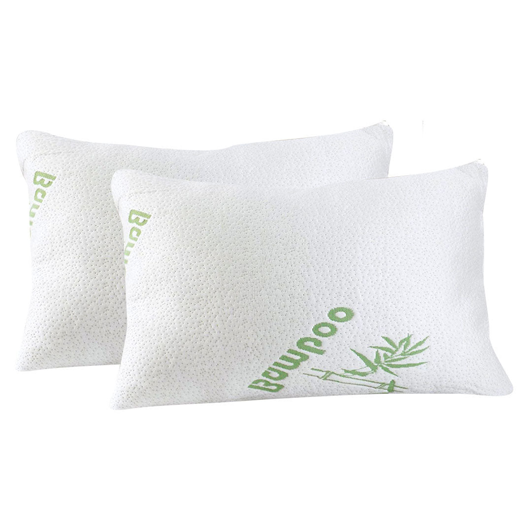 DreamZ 2x Memory Foam Pillow Bamboo
