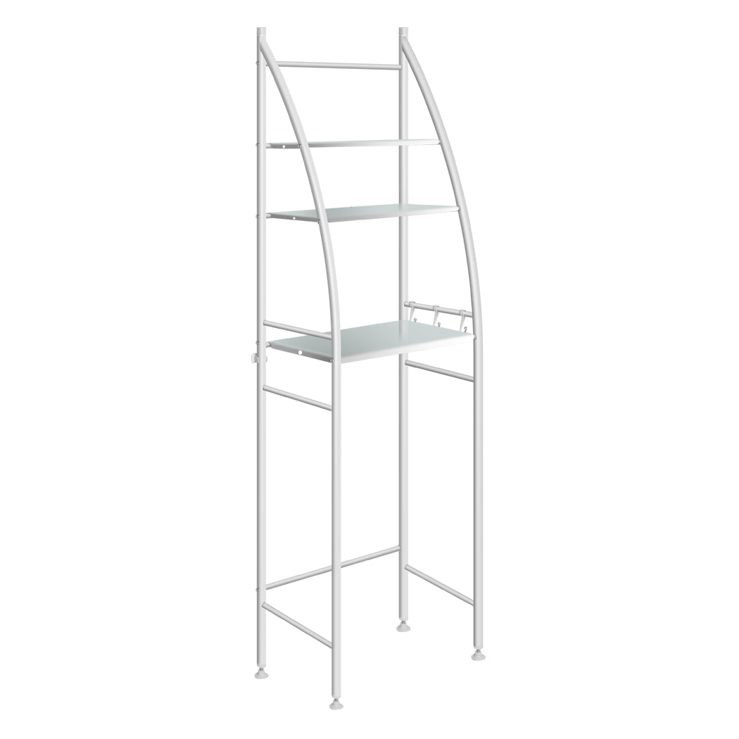 Dutxa 3 Tier Over Toilet Storage Shelf White