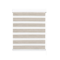 Marlow Blackout Zebra Roller Blind Curtains 120x210 Beige