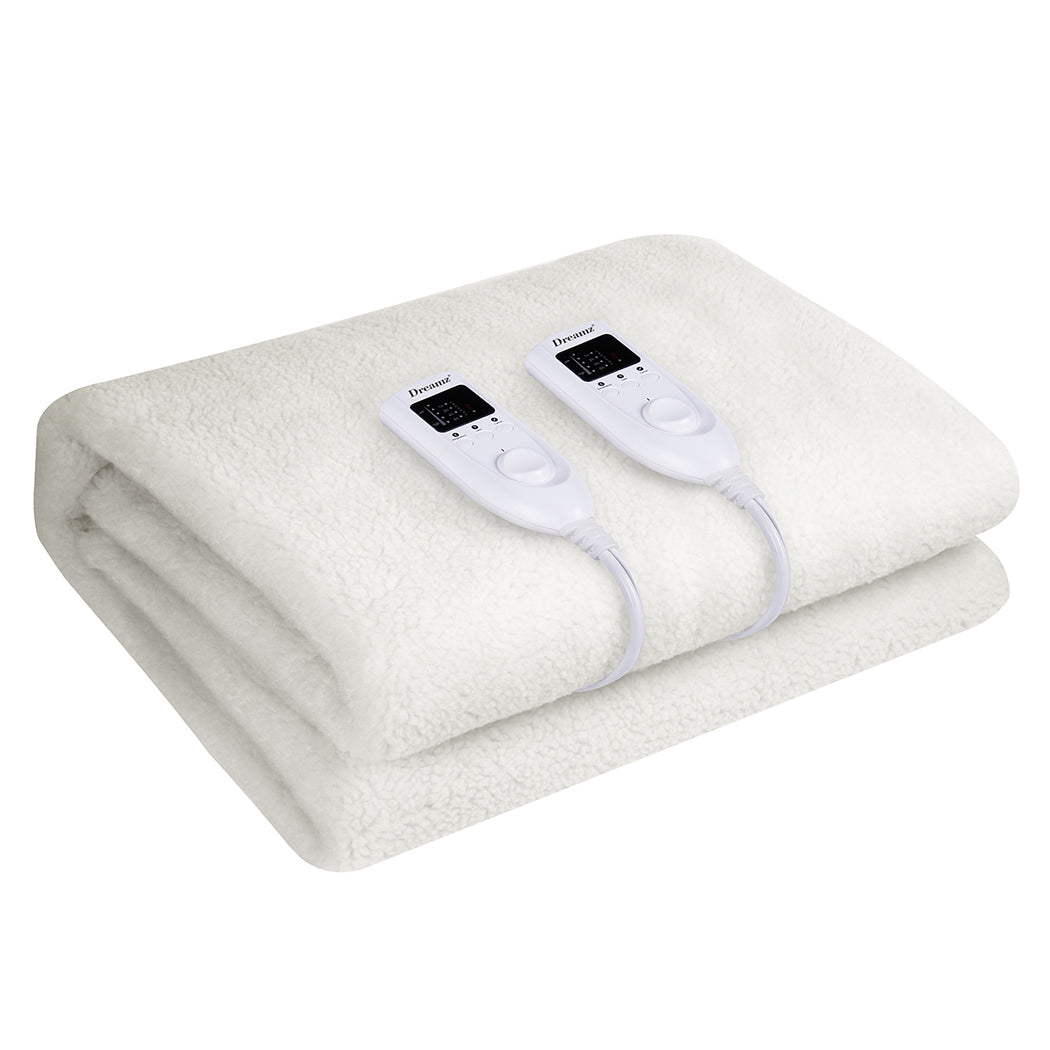 DreamZ 350GSM Electric Blanket Heated Double