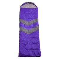 Mountview Single Sleeping Bag Bags Outdoor Purple