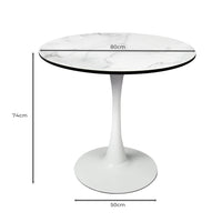 Levede Dining Table Kitchen 4 Person White