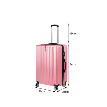 Slimbridge 24" Inch Luggage Suitcase Rose Gold 24 inch