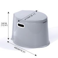 6L Camping Toilet Outdoor Portable Potty