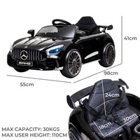 Kids Ride On Car 12V Battery Mercedes-Benz Black