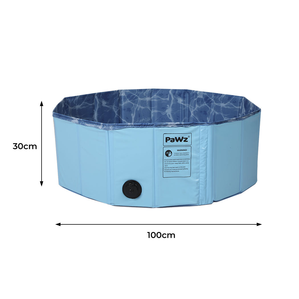 PaWz Folding Swimming Pool Dog Cat Washing L Large