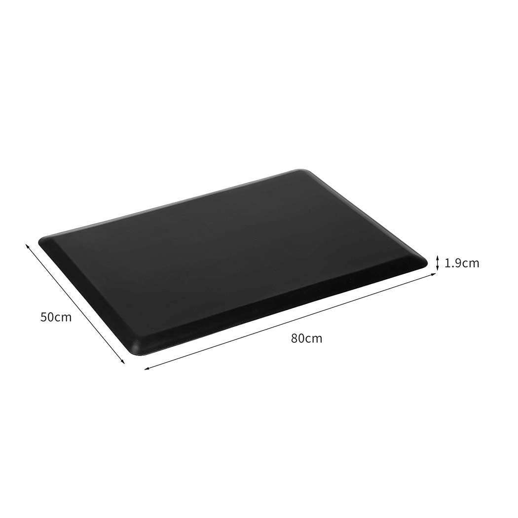 Marlow Anti Fatigue Mat Standing Desk 50x80cm Black Medium