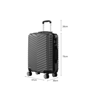 Slimbridge 28" Luggage Suitcase Travel Grey 28 inch