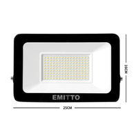 Emitto LED Flood Light 100W Outdoor