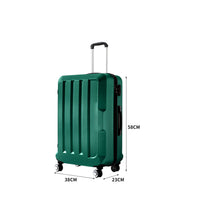 Slimbridge 20" Travel Luggage Lightweight Green 20 inch