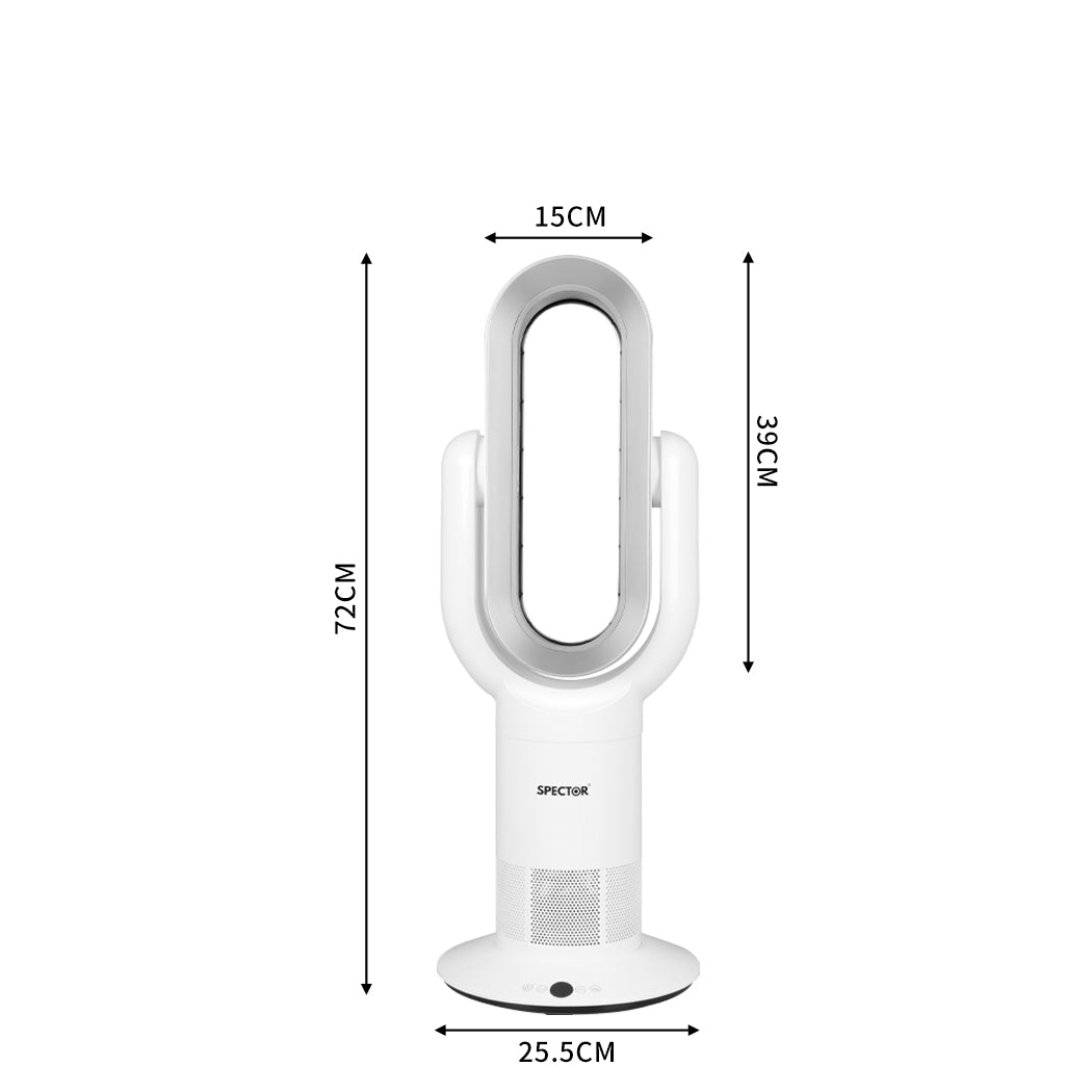 Spector Bladeless Fan Electric Cooler Silver