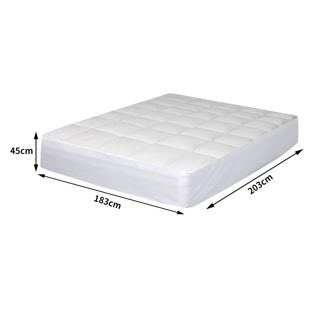 Dreamz Mattress Protector Luxury Topper King