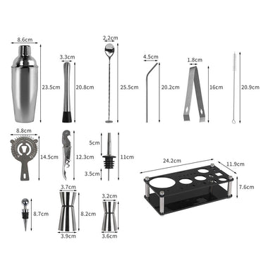 Cocktail Shaker Set Stainless Steel