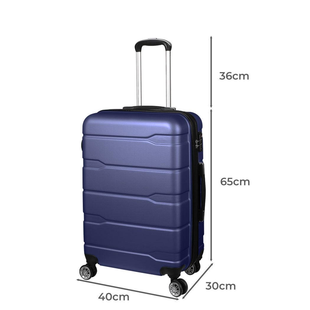 Slimbridge 24" Inch Expandable Luggage Navy 24 inch