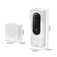 Wifi Doorbell Camera with Indoor Chime