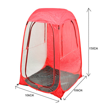 2x Mountview Pop Up Tent Camping Weather Red