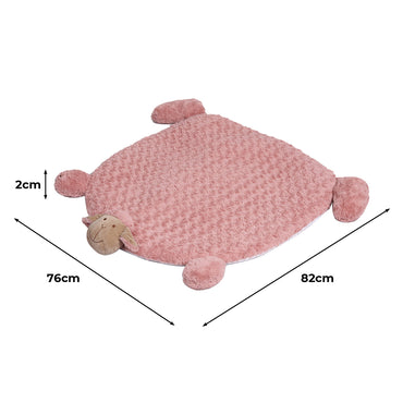 PaWz Pet Bed Cat Calming Bed Dog Squeaky M Pink Medium