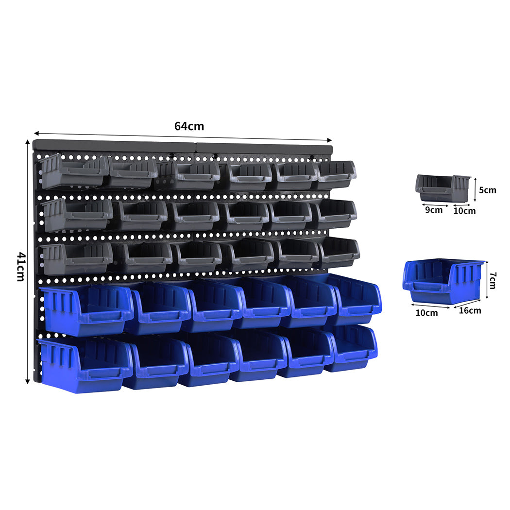 Traderight Tool Storage Bins Wall Mounted