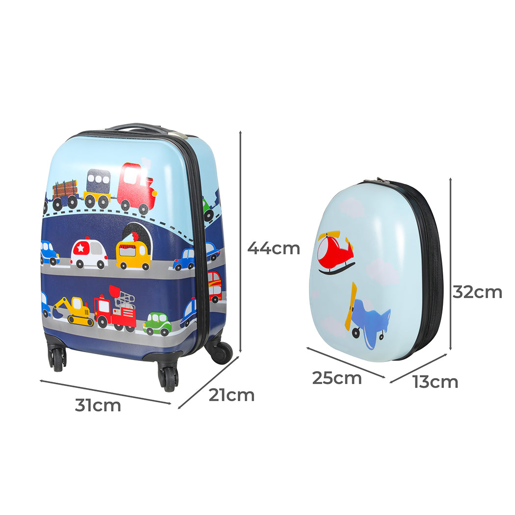 BoPeep 16''13'' 2PCS Kids Luggage Set Travel