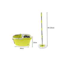 Cleanflo Spin Mop Bucket Set 360? Spinning Green