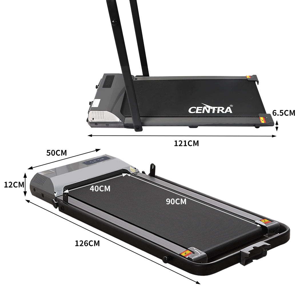 Centra Electric Treadmill Under Desk Grey