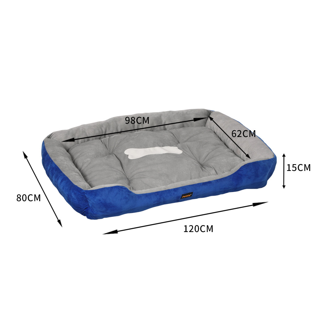 PaWz Pet Bed Dog Beds Bedding Mattress XXL Navy XX-Large