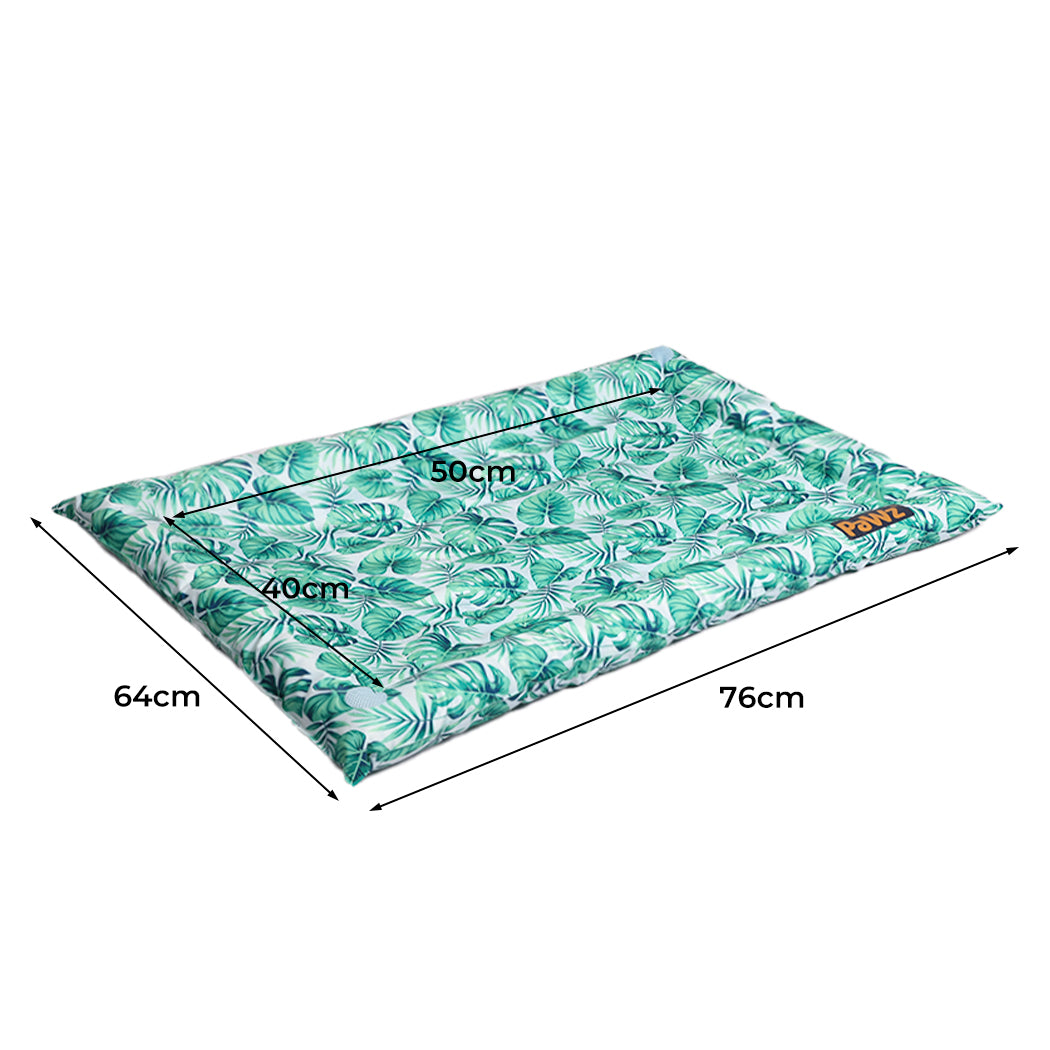 PaWz Pet Cool Gel Mat Cat Bed Dog Bolster M Medium