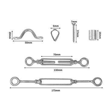 Traderight Balustrade Wire Kit Rope