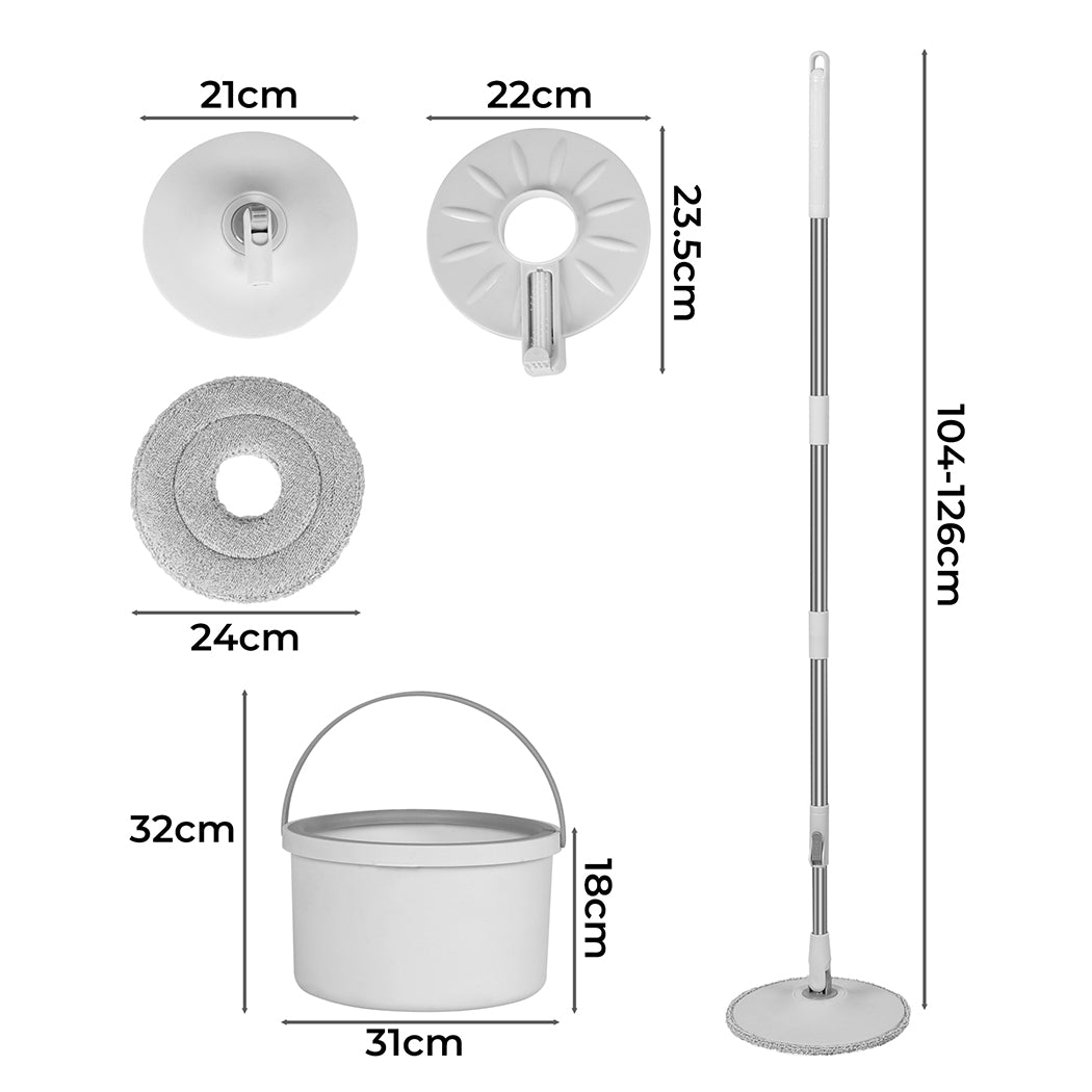 Cleanflo Spin Mop and Bucket Set Dry
