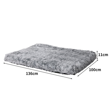 PaWz Replaceable Pet Bed Cover Plush XL Charcoal X-Large