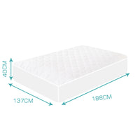 DreamZ Fitted Waterproof Bed Mattress Double