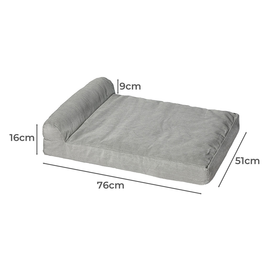 PaWz Pet Bed Chew Proof Memory Foam M Medium