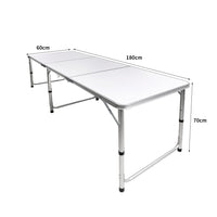 Levede Folding Camping Table Aluminium Silver