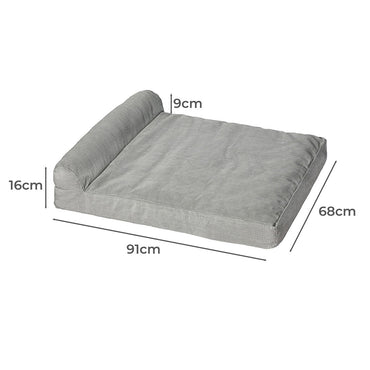 PaWz Pet Bed Chew Proof Memory Foam L Large