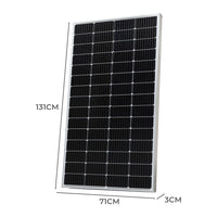 12V 350W Solar Panel Kit Mono Caravan