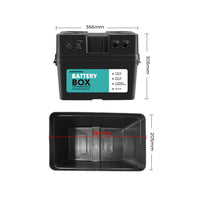 Safetex 12V AGM Battery Box Portable