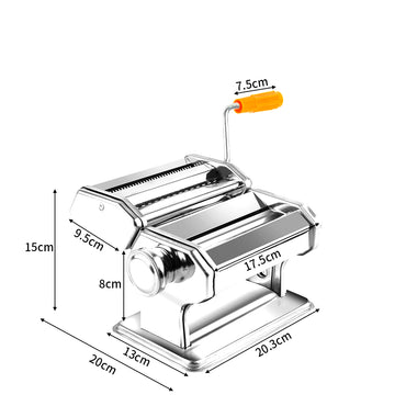 TOQUE Pasta Noodle Maker Machine Cutter Silver