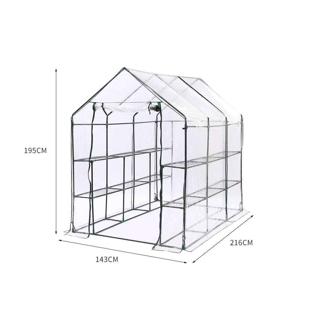 Levede Greenhouse Walk In 3 Tier Garden