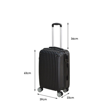 Slimbridge 24" Luggage Suitcase Code Black